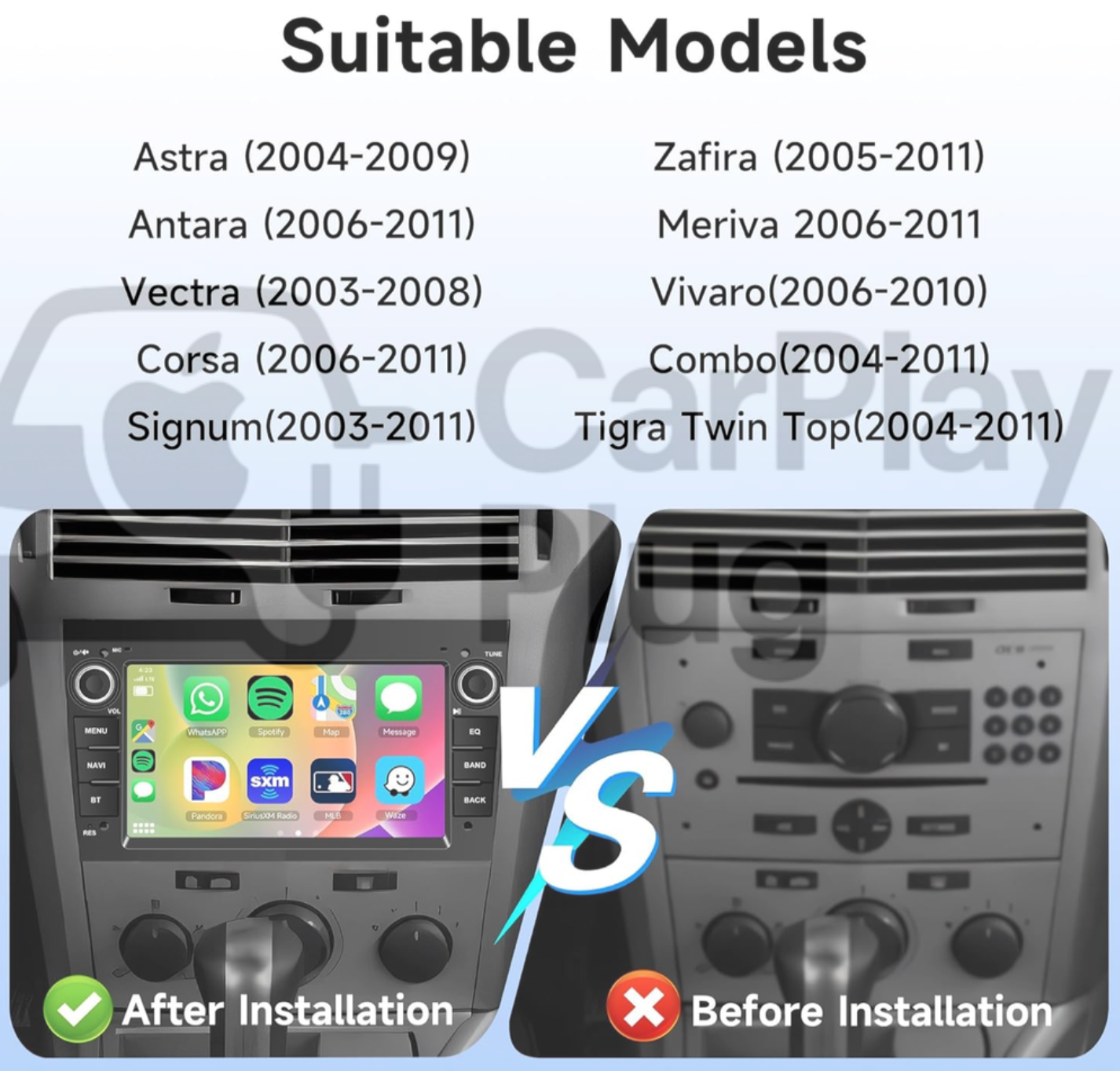 Vauxhall Apple & Android Carplay
